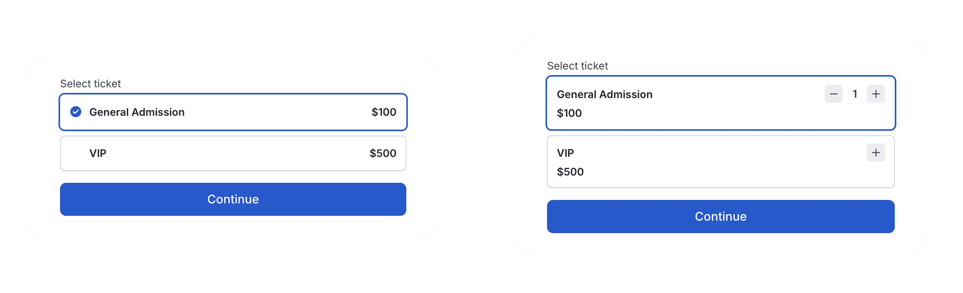 Payments and ticketing: